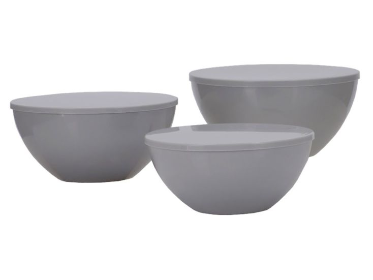 Palma 6-delige schalenset - Light grey