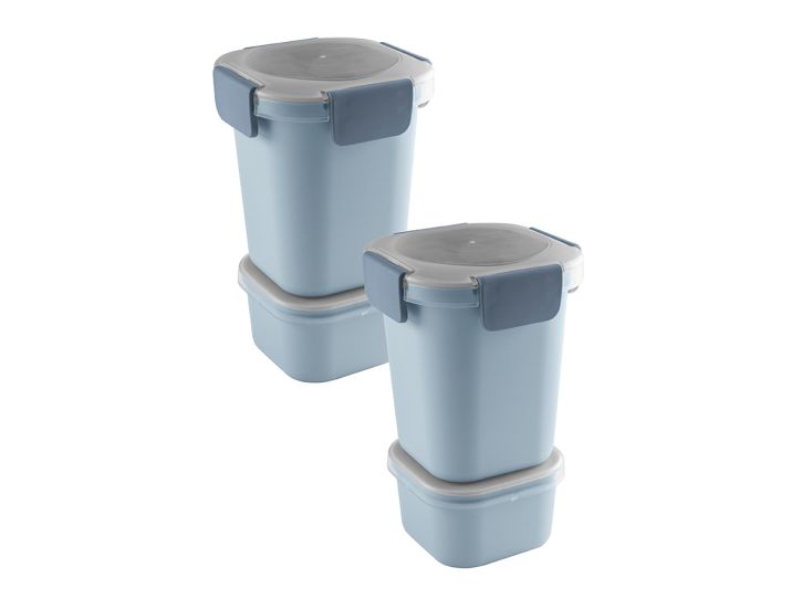 Sunware sigma home Food set van 2 lunchbeker - blauw