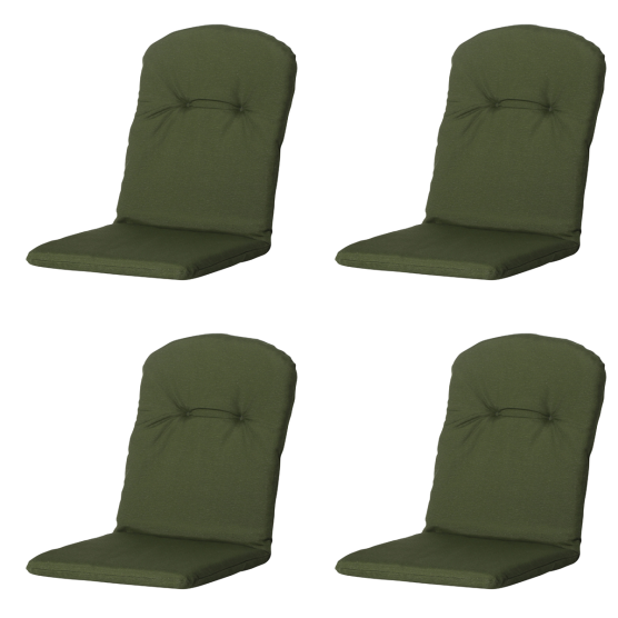 Madison Panama green Kuipstoelkussen - Set van 4