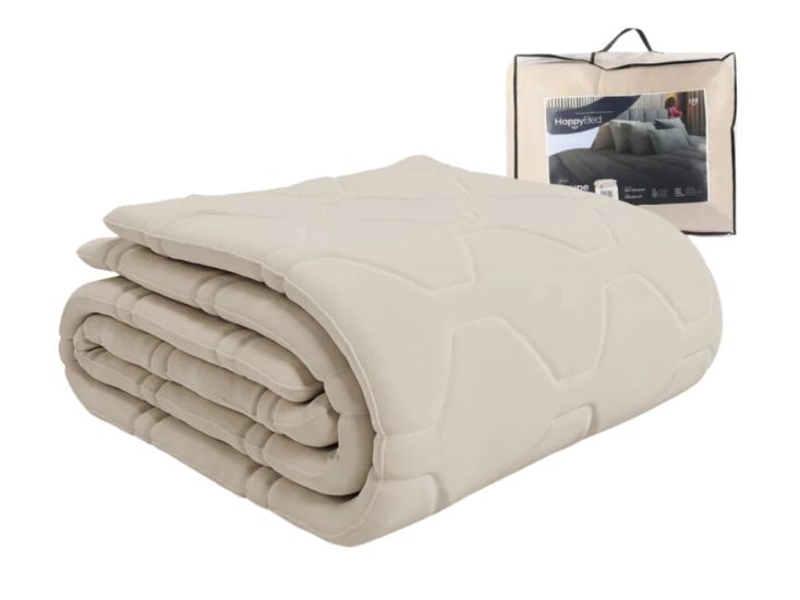 HappyBed Taupe All year dekbed -  260x220 cm