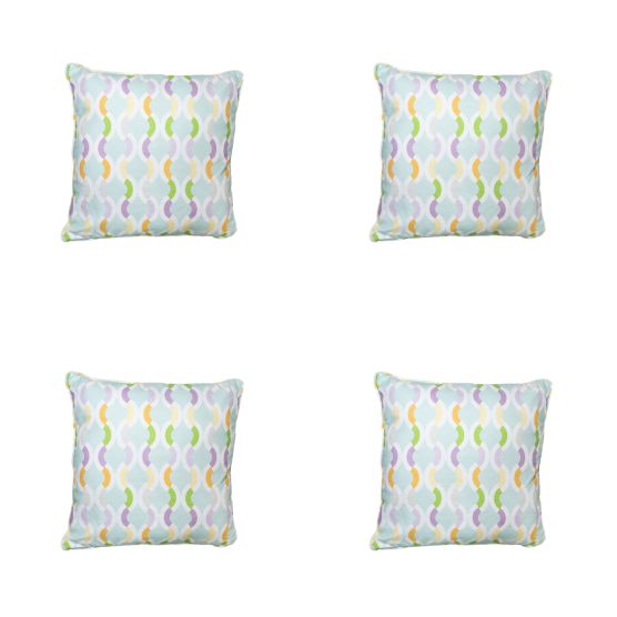 Madison Trivia mint Sierkussen - Set van 4