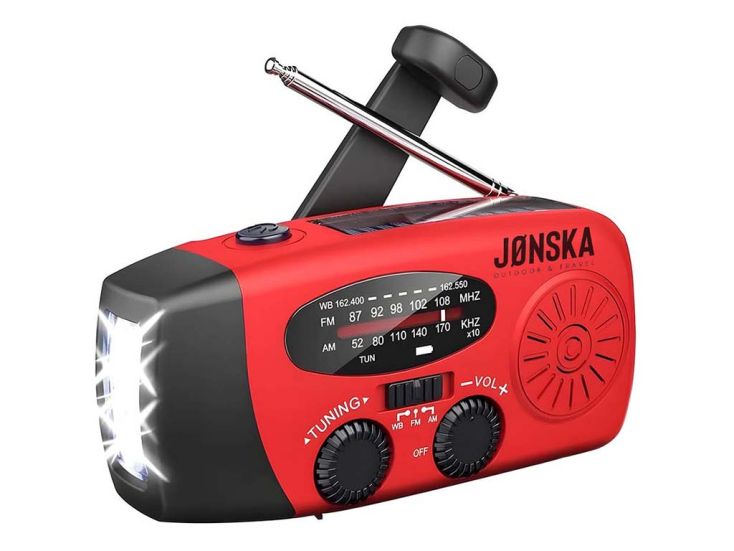 JONSKA opwindbare noodradio