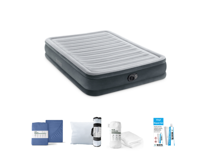 Intex Comfort Plush 191 x 137 cm Luchtbedset - 5-delig