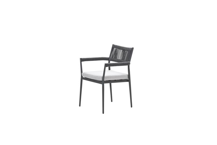 Garden Impressions Barcelona dining fauteuil - carbon black