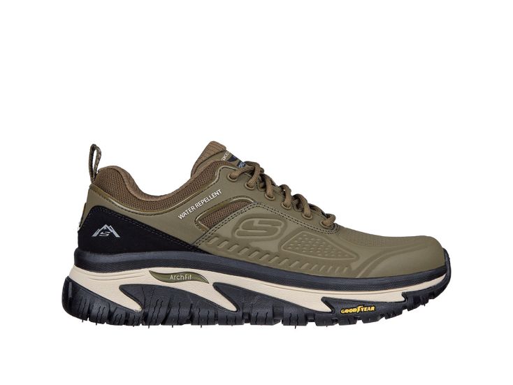 Skechers Arch Fit Road Walker Recon heren schoenen - Olive
