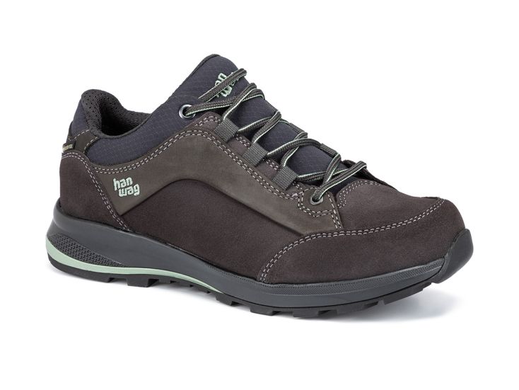 Hanwag Banks Low Bunion GTX Asphalt/Mint dames wandelschoenen