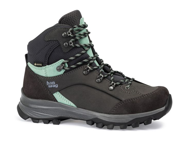 Hanwag Alta Bunion II GTX Asphalt/Mint dames wandelschoenen