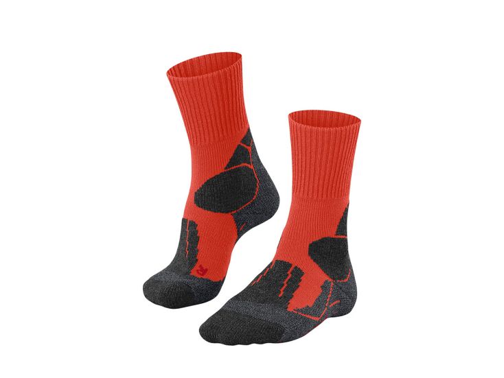 Falke TK1 Adventure heren wandelsokken - Electric Orange