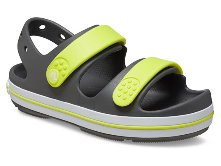 Crocs Crocband Cruiser Kindersandalen - Slate Grey/Acidity