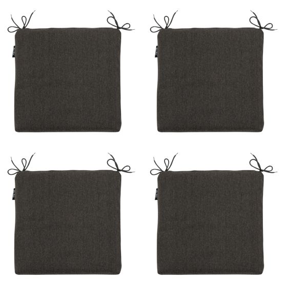 Madison Dark  canvas eco+ Zitkussen - Set van 4