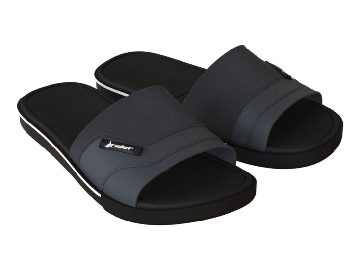 Rider Spin Slide heren slippers - Black/Grey
