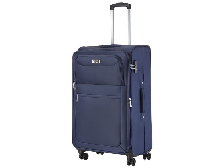 Travelz Softspinner 77 cm TSA reiskoffer - Blue