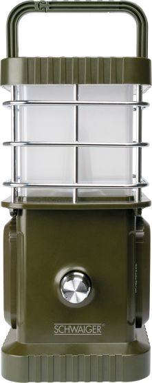 Schwaiger Led campinglamp met Bluetooth luidspreker