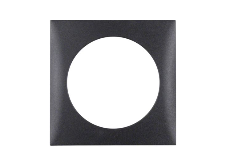 Berker integro 1V afdekraam - anthracite