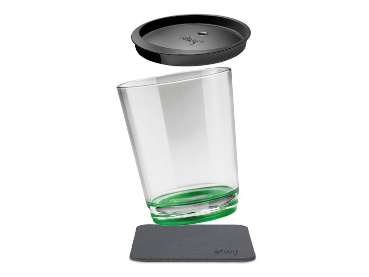 Silwy Triple magnetische drinkbeter - Green