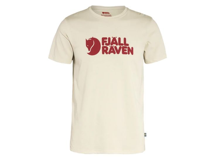 Fjällräven Logo heren T-shirt - Chalk White