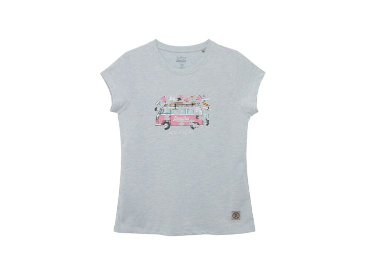 Van One Bulli Puzzle dames T-Shirt - Glacier Blue