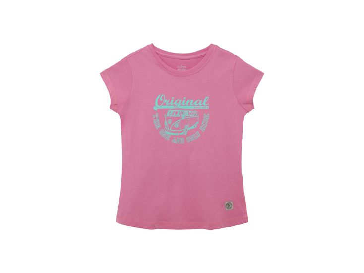 Van One Original Ride dames T-Shirt - Super Pink