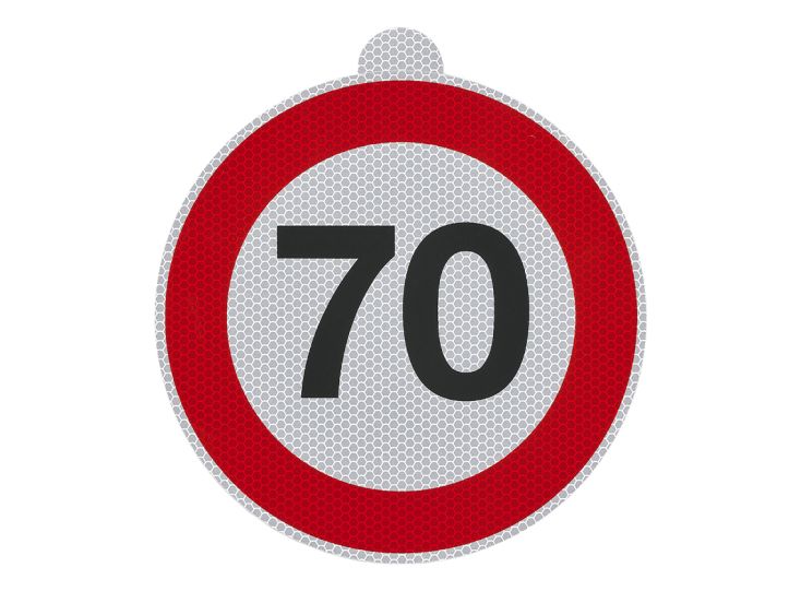 Snelheidssticker 70 Italië
