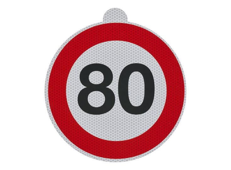 Snelheidssticker 80 Italië