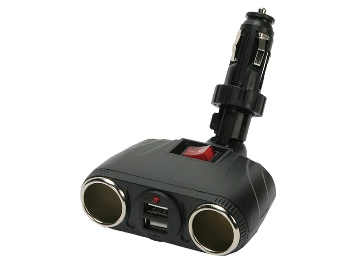 All-ride contactdoos dubbel & 2usb