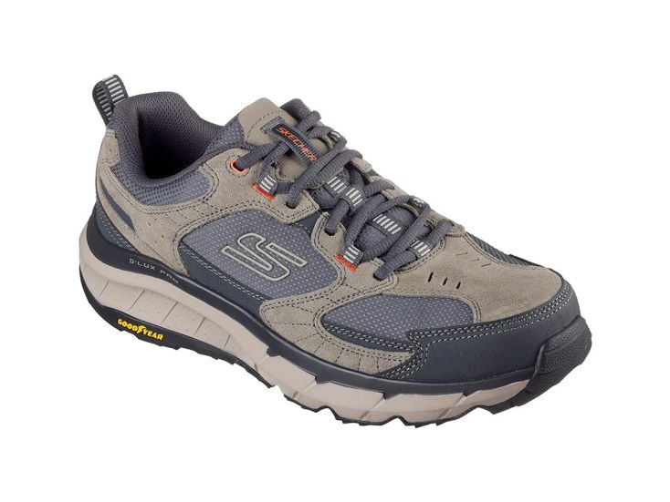 Skechers D'Lux Pro Dames Schoenen - Black/Taupe