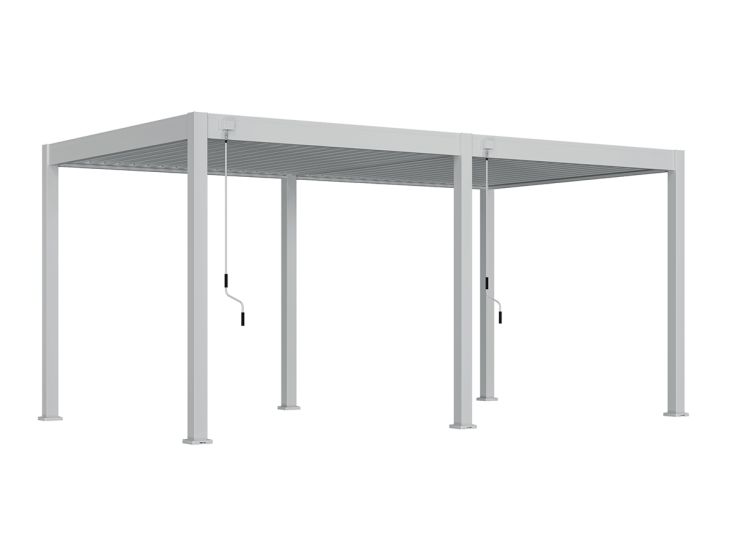 Orion Comfort 300 x 530 cm terrasoverkapping - wit