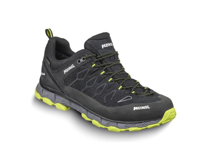 Meindl Lite Trail GTX Low Heren Wandelschoenen - Schwarz/Gelb