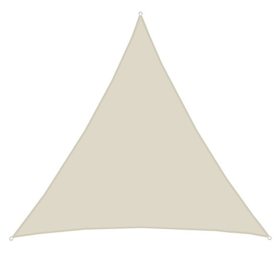 AMANKA 7x7x7 beige waterafstotende polyester schaduwdoek