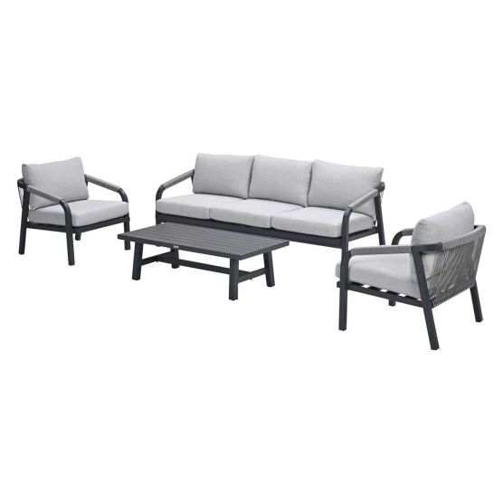 Garden Impressions Monti 4-delige loungeset - taupe