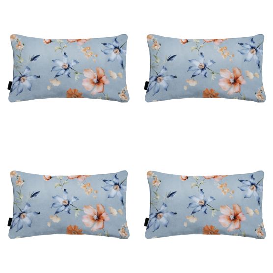 Madison Florina blue Sierkussen - Set van 4