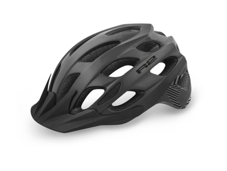 R2 Cliff Black fietshelm - Maat M