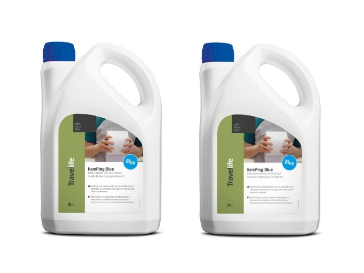 Travellife KemPing Blue 2 liter toiletvloeistof - set van 2