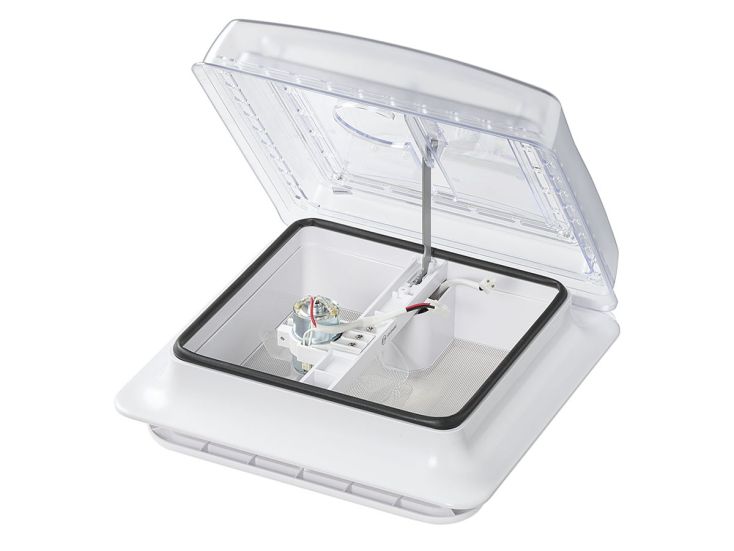 ProPlus 28x28cm dakluik met ventilator - zonder ventilatie