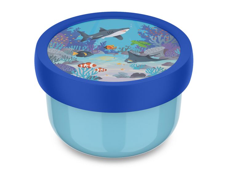 Mepal Campus 300 ml Fruitbox met vorkje - Tropical Ocean