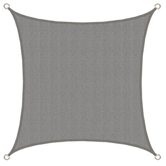AMANKA 2 x 2 HDPE schaduwdoek - Grey