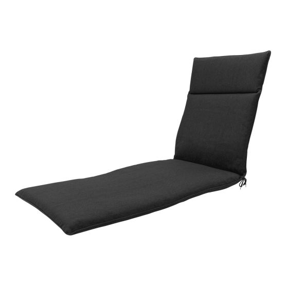 Madison Black canvas eco+ Ligbedkussen