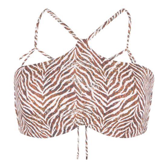 LingaDore 7206BB Zebra Print Bandeau Bikini Top
