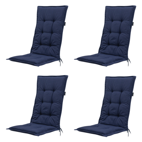 Madison Panama indigo Tuinstoelkussen - Set van 4