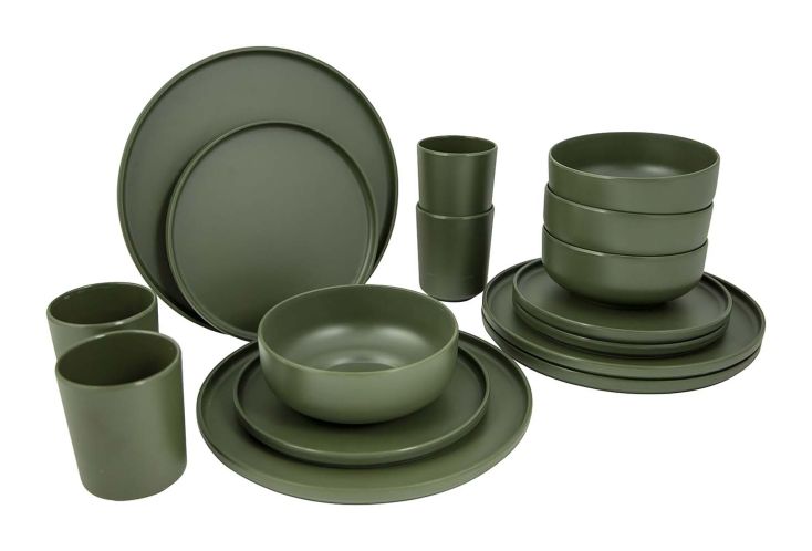 Bo-Camp Industrial Patom 16-delig serviesset - Green