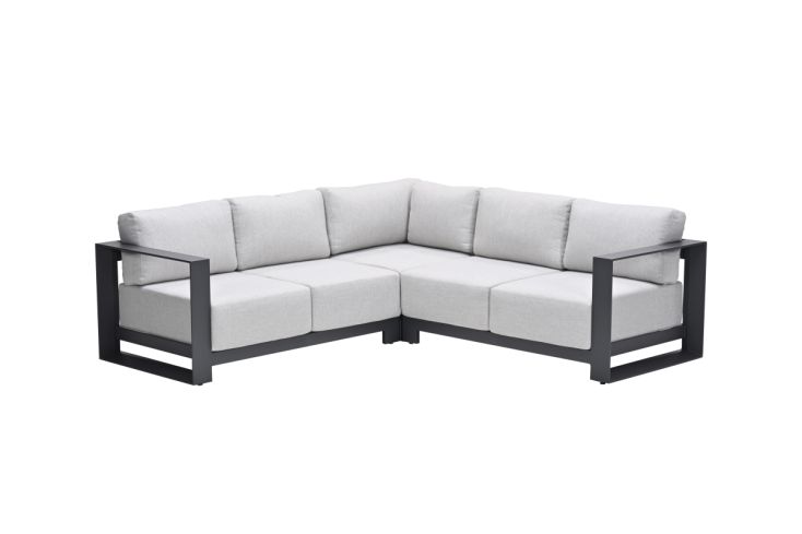 Garden Impressions Levanto 3-delige hoekset - carbon black