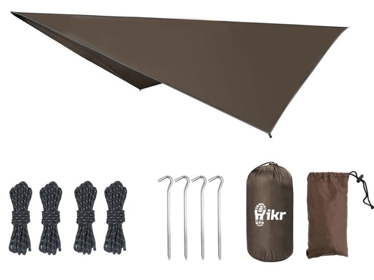 Hikr 210 x 230 cm tarp - Brown