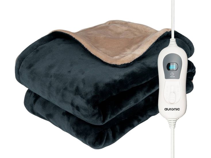 Auronic 2-persoons elektrische deken - Anthracite