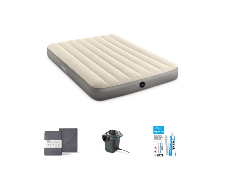 Intex Single-High 191 x 137 cm Luchtbedset - 4-delig