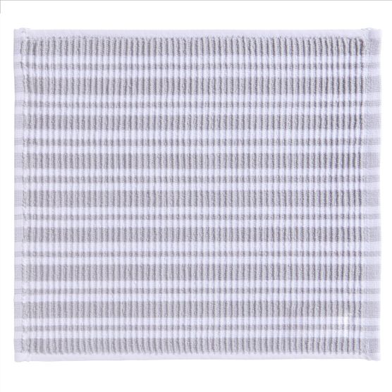 DDDDD Basic Clean 30 x 30 cm 4 gestreepte vaatdoeken - Light Grey