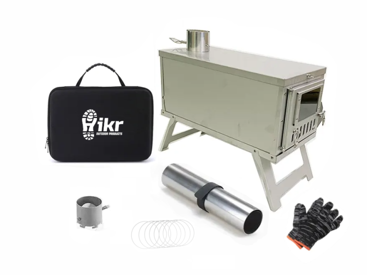 Hikr draagbare mini tentkachel