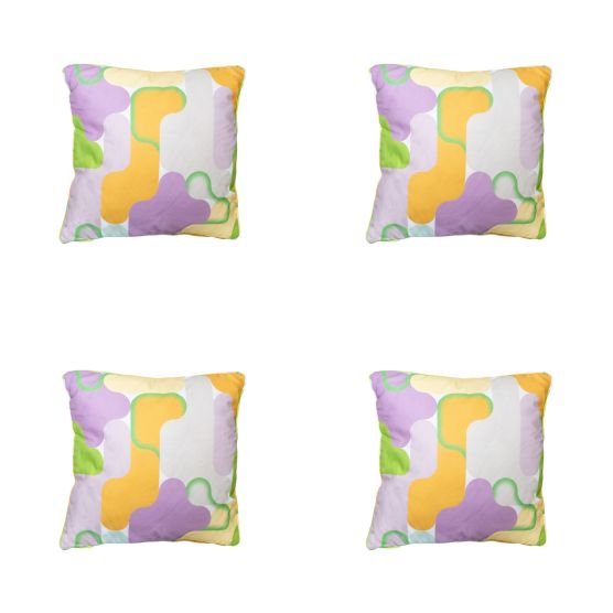 Madison Grafi lila Sierkussen - Set van 4
