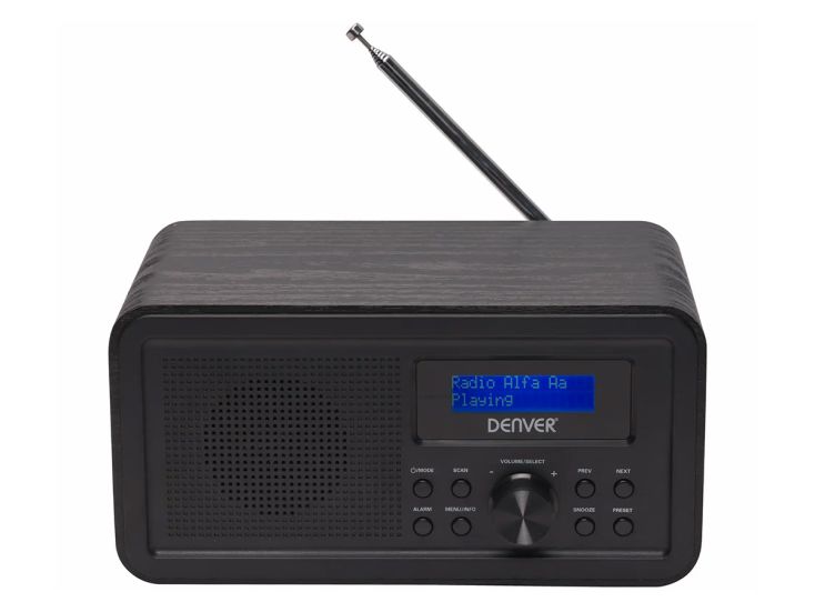 Denver DAB30 DAB+/FM Radio - Black