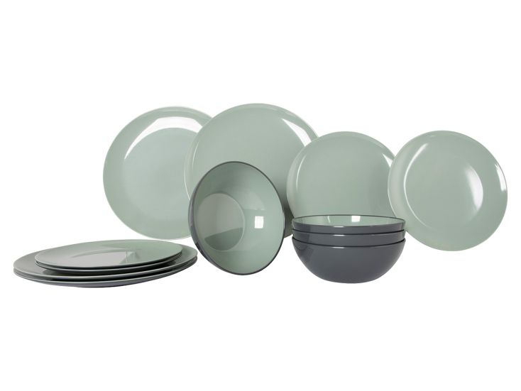 Gimex Vivid Line 12-delig serviesset - Green