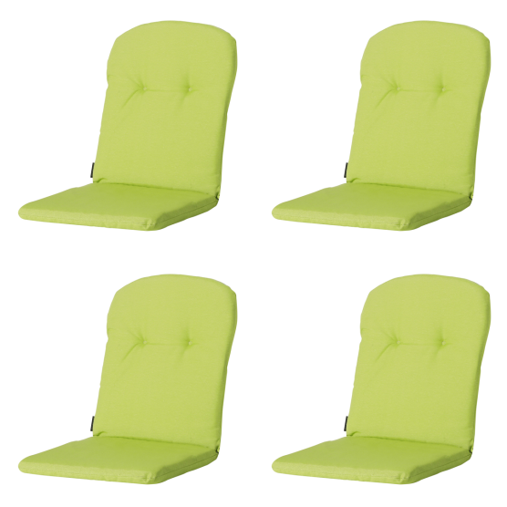 Madison Panama lime Kuipstoelkussen - Set van 4